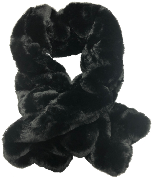 Luxe Faux Fur Pull-Thru scarf